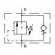 VALVE DE SEQUENCE DE MOUVEMENT DIFFERENTIELLE AVEC ANNULATION DE PRESSION PRIMAIRE