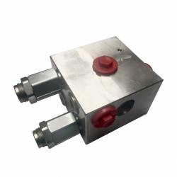 VALVE D'EQUILIBRAGE DOUBLE AVEC CLAPETS ANTI-CAVITATION