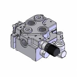 DISTRIBUTEUR 115L 1 FONCTION AVEC RÉGULATEUR DE DÉBIT